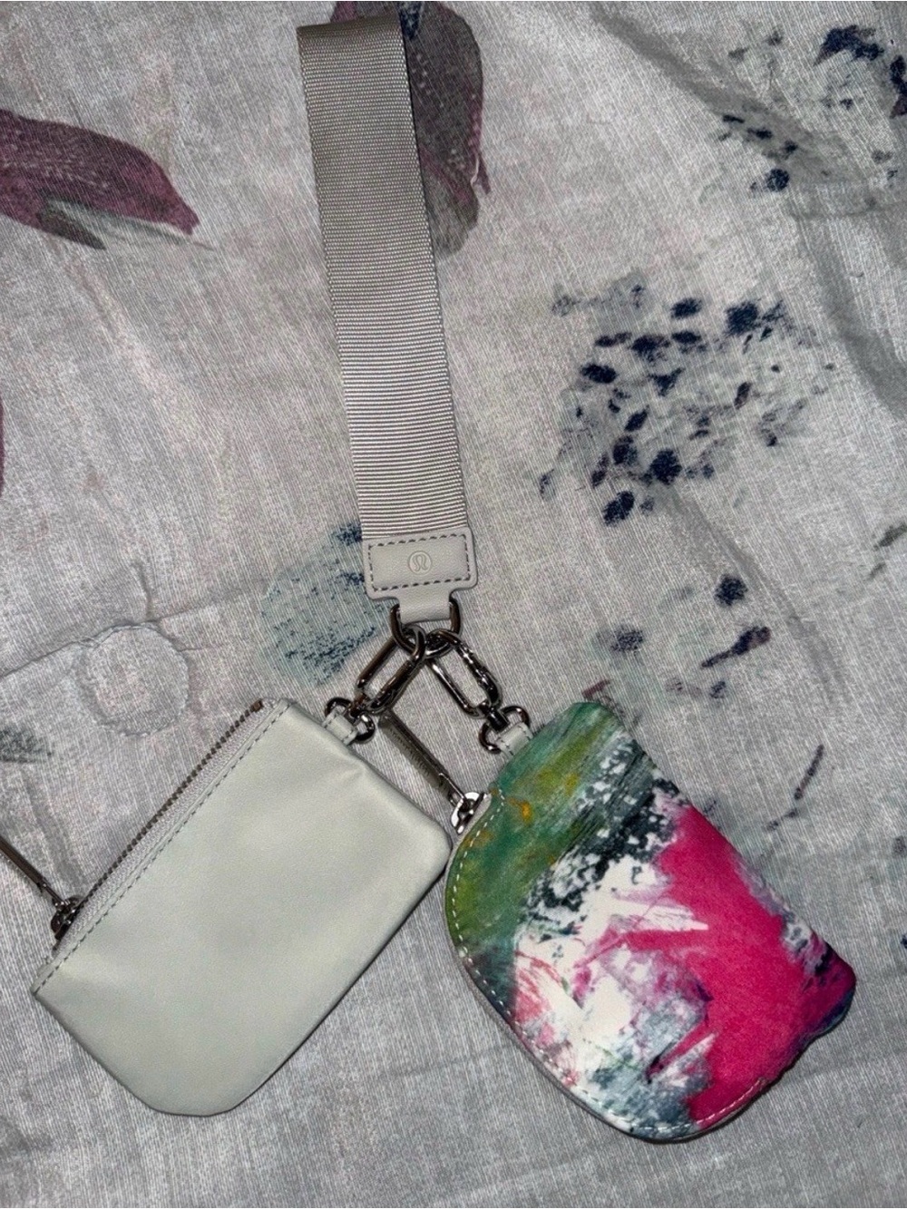 Lululemon Dual Pouch Wristlet No Limits Multi and Vapor